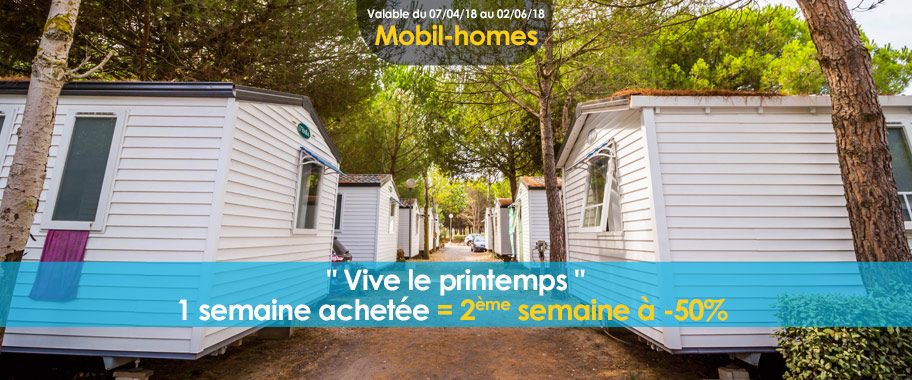 Camping le Roucan West - Promotion Mobil-Homes